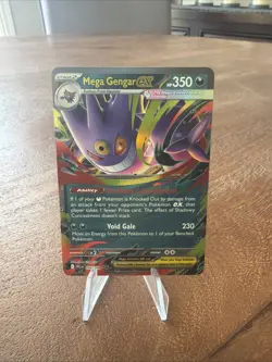 Pokemon TCG Mega Gengar ex 056/094 Double Rare Phantasmal Flames - Image 1