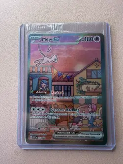 Mew ex SVP 053 Pokemon TCG Scarlet Violet 151 Black Star Promo Full Art SEALED - Image 1