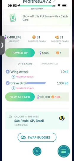 Pokemon Go Legendary Galerian Moltres ( Normal ) - Image 2