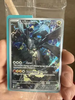 N’s Zekrom 031 Black Star Promo - Pokemon TCG Ascended Heroes ETB Full Art Holo - Image 1