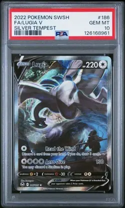 PSA 10 Lugia V 186/195 Silver Tempest Alternate Art POKEMON - Image 1