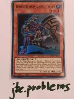 Yu-Gi-Oh! Legendare Sechs Samurai Shinai - SPWA-DE044 - SuperRare- 1. Aufl. - NM - Image 1