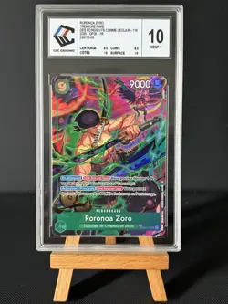 Carte One Piece FR - Roronoa Zoro OP06-118 TR - Gradee 10 CCC Grading - Image 1