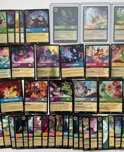 HUGE Lot Of 100’s Of Disney Lorcana TCG Cards (Foils Super Rares Legendary Etc.) - Image 3