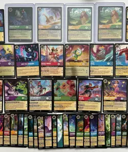 HUGE Lot Of 100’s Of Disney Lorcana TCG Cards (Foils Super Rares Legendary Etc.) - Image 4