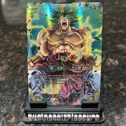 Broly the Legendary Super Saiyan Leader Foil Dragon Ball Super Card Game | LP - Image 1