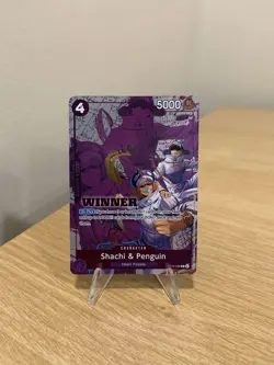 Shachi & Penguin (Winner Pack 2025 Vol. 4) ST10-008 One Piece Promotion Cards... - Image 1