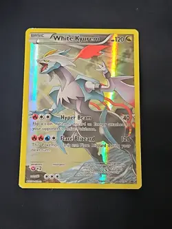 Pokemon TCG White Kyurem XY81 Black Star Promo Holo Card 2015 - Image 1