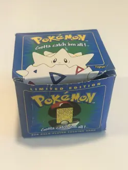 Pokemon 23K Gold Plated Togepi Trading Card 1999 Burger King Limited Edition - Image 3