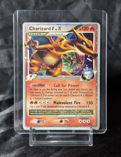 Pokemon Charizard G Lv.X DP45 Diamond & Pearl BlackStar Promo Holo Card -MP- - Image 2