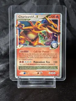 Pokemon Charizard G Lv.X DP45 Diamond & Pearl BlackStar Promo Holo Card -MP- - Image 5