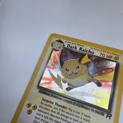 Pokemon Dark Raichu Holo TCG Card 83/82 Secret Rare 2000 - Image 2