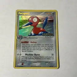Pokemon Porygon2 TCG Reverse Holo Rare Card 25/113 EX Delta Species - Image 1
