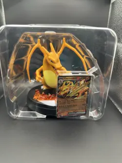 CHARIZARD EX SUPER PREMIUM COLLECTION STATUE + 3 PROMO CARDS POKEMON TCG - Image 4