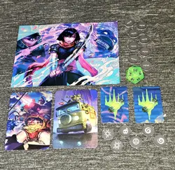 MTG TMNT 300 Card Deck Lot - Collectible Box/Dice/Tokens/Art (Turtle Bundle) - Image 2