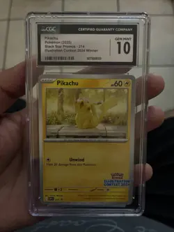 Pikachu - 214 (Illustration Contest 2024) 214 Sv: Scarlet & Violet Promo Cards - Image 1