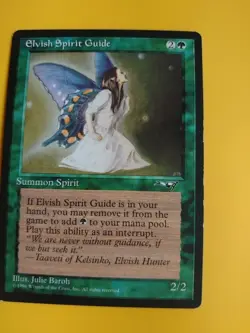 Elvish Spirit Guide. Summon SPirit. MTC card. Old Vintage. Alliances. 1996 - Image 2