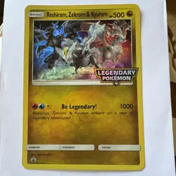 Reshiram, Zekrom & Kyurem Jumbo Cards Holo 2018 - Ships Fast! - Image 1