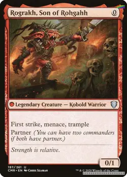 Rograkh, Son of Rohgahh [CMR - 197] - NM [Foil] TCG MTG - Image 1