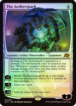 MTG FOIL The Aetherspark - Aetherdrift #231 - Image 1