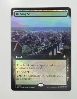 Ba Sing Se (Extended Art) NM Foil Avatar TLA MTG - Image 1