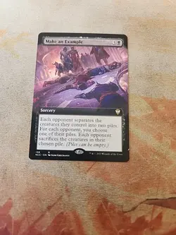 Make An Example Extended Art Commander Streets Of New Capenna MTG NM - Image 1