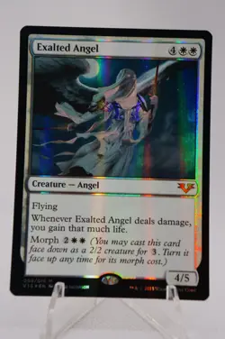 1x FOIL EXALTED ANGEL - Angel - From the Vaults - MTG - NM Magic the Gathering - Image 1