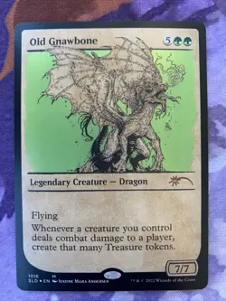 MTG Old Gnawbone (Showcase) Secret Lair Drop Foil 1016 Magic The Gathering - Image 1