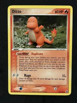 Ditto (Charmander) 37/113 Pokemon Delta Species 2005 NM 2R9-SBD-L0B Yuka Morii - Image 1