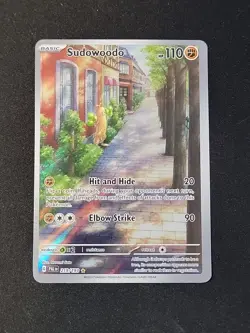 Pokemon TCG Sudowoodo Card 219/193 IR Sv02: Paldea Evolved 2023 NM Condition - Image 1