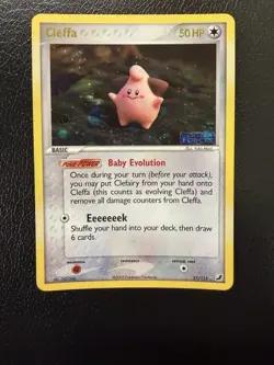 Pokemon TCG Cleffa 21/115 Unseen Forces Stamped Reverse Holo LP/NM - Image 1