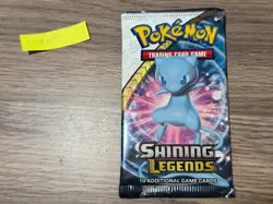 Pokemon TCG Shining Legends Factory Sealed Booster Pack Mew Art Sun Moon - Image 1