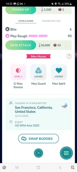 Pokemon Go Shiny Gigantamax Grimmsnarl ( Background) - Image 2