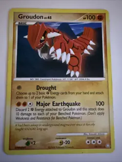 Groudon 29/146 - Legends Awakened- Vintage Pokemon Singles- LP - Image 1