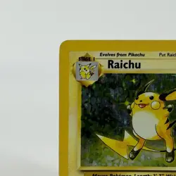 Raichu 14/102 Holo Rare 1999 Base Set Pokemon English WOTC MP Free Shipping - Image 2