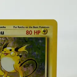 Raichu 14/102 Holo Rare 1999 Base Set Pokemon English WOTC MP Free Shipping - Image 3