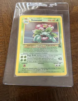 Pokemon Venusaur Promo Holo Black Star #13 1999-2000 Ungraded VG Condition Rare - Image 4