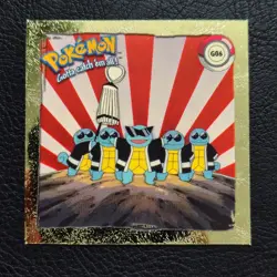 Squirtle Squad Artbox Pokemon Stickers Series 1 Gold #G06 1999 - Image 1