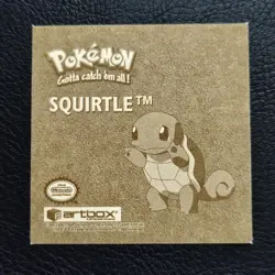 Squirtle Squad Artbox Pokemon Stickers Series 1 Gold #G06 1999 - Image 2