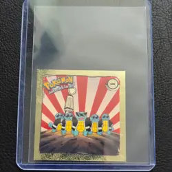 Squirtle Squad Artbox Pokemon Stickers Series 1 Gold #G06 1999 - Image 3