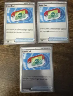 Set Of 3 Poke Pad 198/217 Ascended Heroes Pokemon Trainer One RH 2 Regular - Image 1