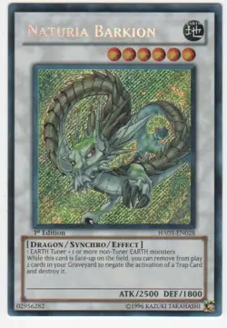 Yugioh! MP Naturia Barkion - HA03-EN028 - Secret Rare - Unlimited Edition Modera - Image 1