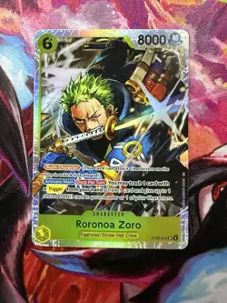 One Piece Roronoa Zoro SR Foil ST29-014 Starter Deck 29 Egghead - Image 1
