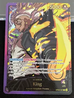 2025 One Piece EB02 King Leader SPR - Image 1