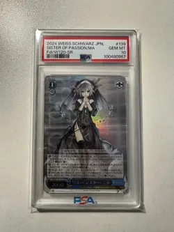 Weiss Schwarz Fujimi Fantasia Bunko Vol.2 W120-139S SR Nia FOIL PSA 10 - Image 1