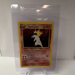 Pokemon Typhlosion Neo Genesis Holo Rare 17/111 Stage 2 100 HP Card English - Image 1