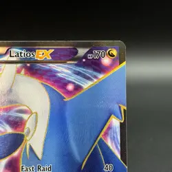 Latios EX Full Art 101/108 Roaring Skies Holo Pokemon Card MP - Image 2