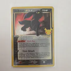 Pokemon Umbreon Star 17/17 Celebrations Classic Collection Holo Stamped Card - Image 1