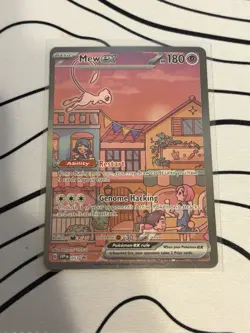 Mew ex 053 SVP Scarlet & Violet Black Star Promo Card LP - Image 1
