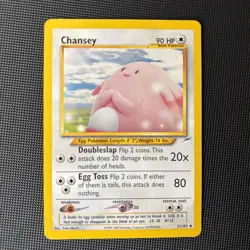 WOTC Pokemon TCG Chansey 31/105 Neo Destiny Uncommon Card Very - Image 1